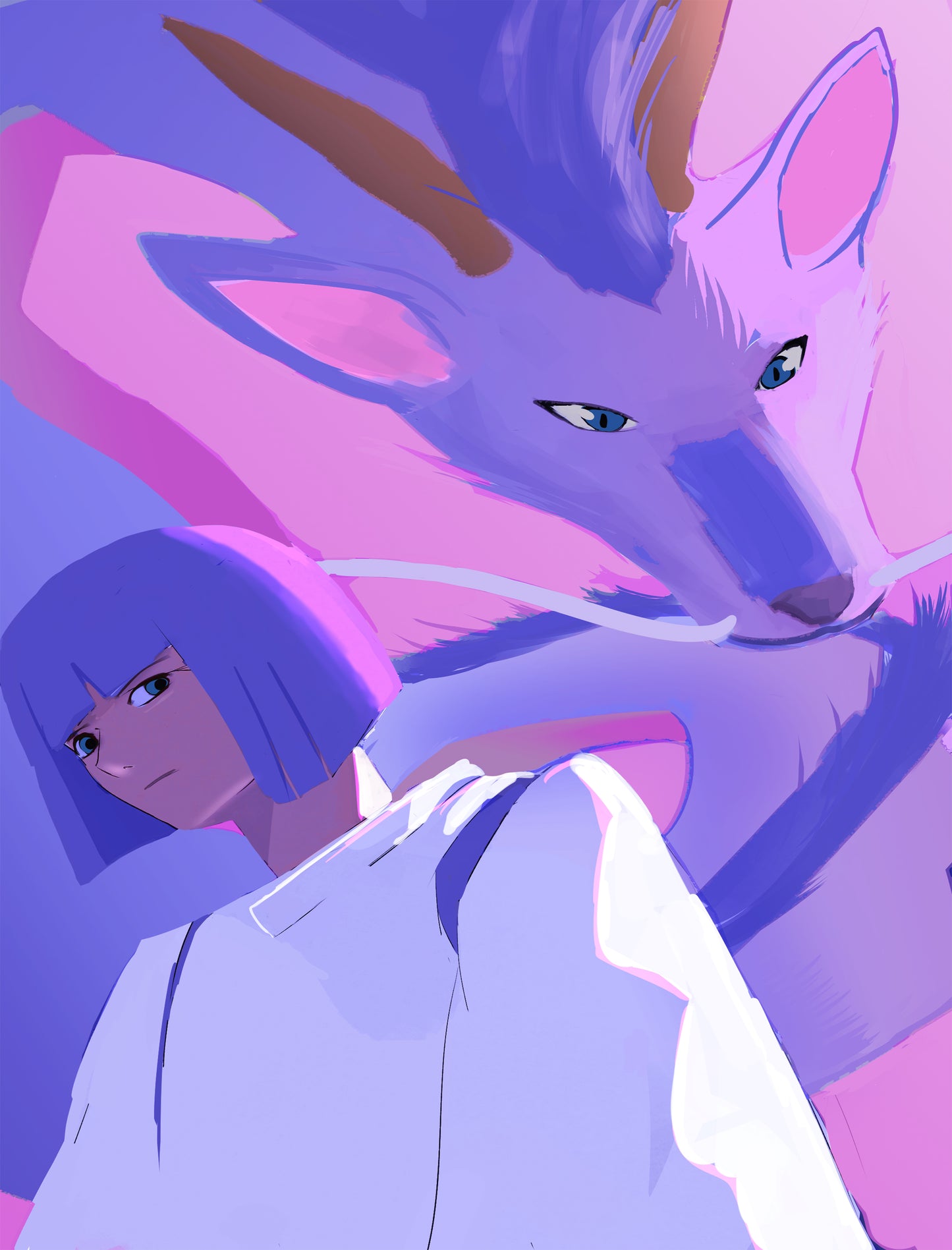 "Haku" Art Print