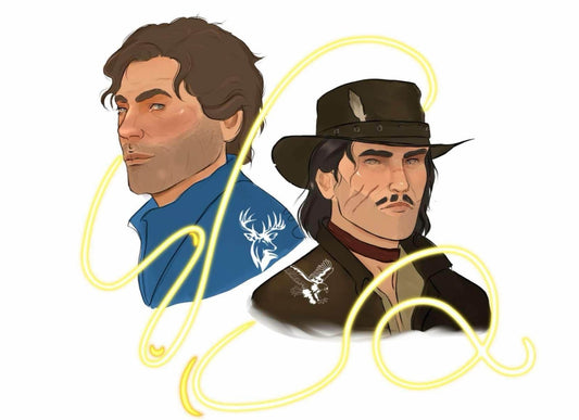 "Arthur & John" Art Print