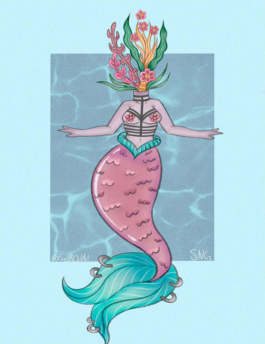"Mermaid" Art Print
